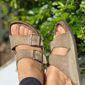 birkenstock suede taupe